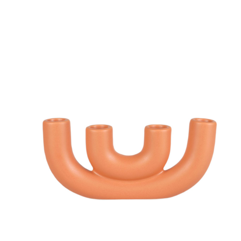 Modern Ceramic UShaped Candlestick Holder Nordic Home Decor Buy nordic home decor supplier