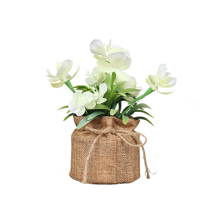 Small Potted Artificial Flower Fake Houseplants - Buy home decor ...