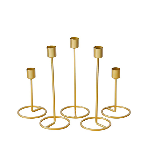Golden Single Iron Candle Holder Buy home decor supplier, gifts wholesale suppliers, candle