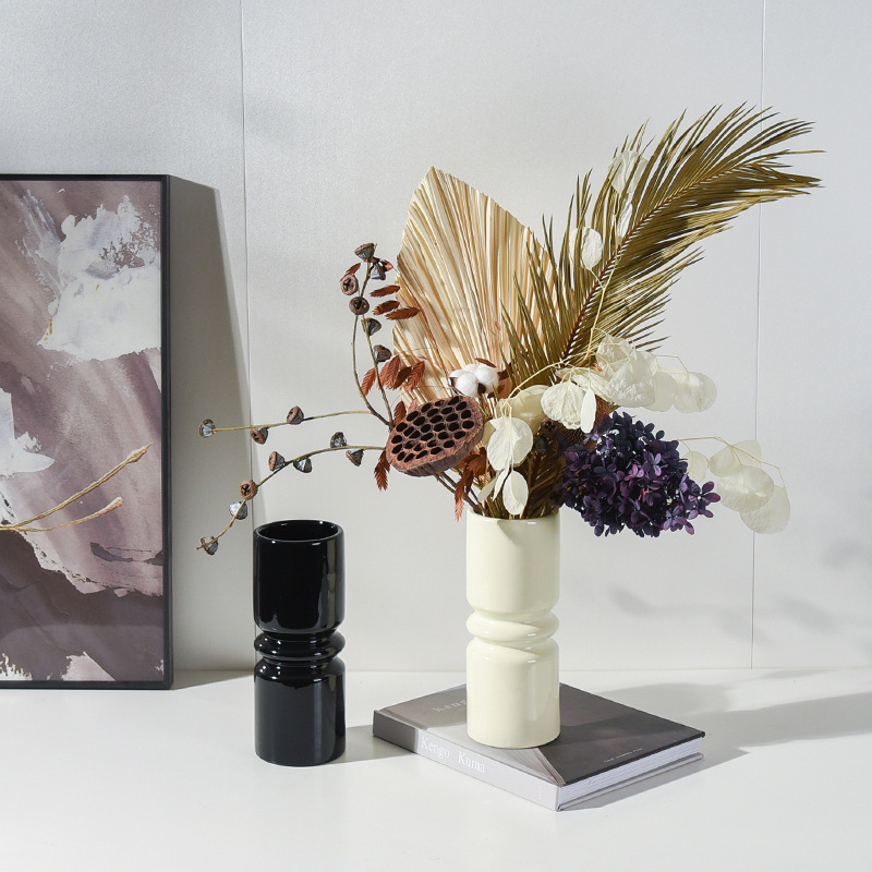 Modern minimalist widemouth flower vase Buy wholesale home decor, mothers day gifts bulk